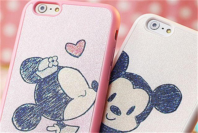 Iphone6s ケース ディズニーミッキーミ二ー Iphoneカップルペアケース Souketsukin Jaypeg